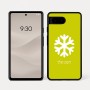 כיסוי בעיצוב אישי עם השם שלך לדגם - Google Pixel 7a 5G בעיצוב שלג