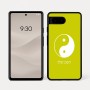 כיסוי בעיצוב אישי עם השם שלך לדגם - Google Pixel 7a 5G בעיצוב סמל יינג יאנג