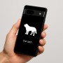 כיסוי בעיצוב אישי עם השם שלך לדגם - Google Pixel 7a 5G בעיצוב כלב