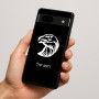 כיסוי בעיצוב אישי עם השם שלך לדגם - Google Pixel 7a 5G בעיצוב ראש נשר