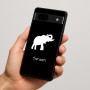 כיסוי בעיצוב אישי עם השם שלך לדגם - Google Pixel 7a 5G בעיצוב פיל