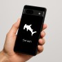 כיסוי בעיצוב אישי עם השם שלך לדגם - Google Pixel 7a 5G בעיצוב כריש ראש פטיש
