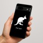 כיסוי בעיצוב אישי עם השם שלך לדגם - Google Pixel 7a 5G בעיצוב קנגורו
