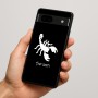 כיסוי בעיצוב אישי עם השם שלך לדגם - Google Pixel 7a 5G בעיצוב עקרב