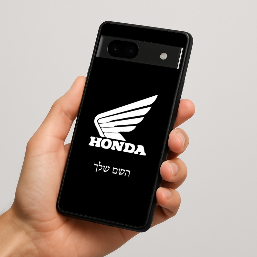 כיסוי בעיצוב אישי עם השם שלך לדגם - Google Pixel 7a 5G בעיצוב הונדה