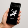 כיסוי בעיצוב אישי עם השם שלך לדגם - Google Pixel 7a 5G בעיצוב מעצב שיער