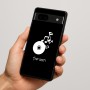 כיסוי בעיצוב אישי עם השם שלך לדגם - Google Pixel 7a 5G בעיצוב תקליטור - אזור מוזיקה