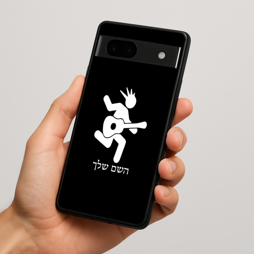 כיסוי בעיצוב אישי עם השם שלך לדגם - Google Pixel 7a 5G בעיצוב נגן גיטרה