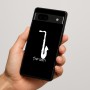 כיסוי בעיצוב אישי עם השם שלך לדגם - Google Pixel 7a 5G בעיצוב סקסופון