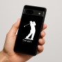 כיסוי בעיצוב אישי עם השם שלך לדגם - Google Pixel 7a 5G בעיצוב שחקן גולף