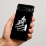 כיסוי בעיצוב אישי עם השם שלך לדגם - Google Pixel 7a 5G בעיצוב רוכב סוסים