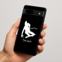 כיסוי בעיצוב אישי עם השם שלך לדגם - Google Pixel 7a 5G בעיצוב סקי