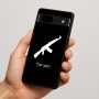 כיסוי בעיצוב אישי עם השם שלך לדגם - Google Pixel 7a 5G בעיצוב אק 47