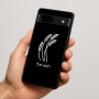 כיסוי בעיצוב אישי עם השם שלך לדגם - Google Pixel 7a 5G בעיצוב חיטה גלית זהב