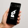 כיסוי בעיצוב אישי עם השם שלך לדגם - Google Pixel 7a 5G בעיצוב מיקרוסקופ