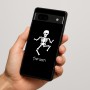 כיסוי בעיצוב אישי עם השם שלך לדגם - Google Pixel 7a 5G בעיצוב סקלטון
