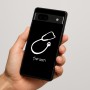 כיסוי בעיצוב אישי עם השם שלך לדגם - Google Pixel 7a 5G בעיצוב סטטוסקופ רופא