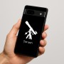 כיסוי בעיצוב אישי עם השם שלך לדגם - Google Pixel 7a 5G בעיצוב טלסקופ
