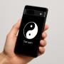 כיסוי בעיצוב אישי עם השם שלך לדגם - Google Pixel 7a 5G בעיצוב סמל יינג יאנג