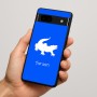 כיסוי בעיצוב אישי עם השם שלך לדגם - Google Pixel 7a 5G בעיצוב תנין