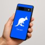 כיסוי בעיצוב אישי עם השם שלך לדגם - Google Pixel 7a 5G בעיצוב קנגורו