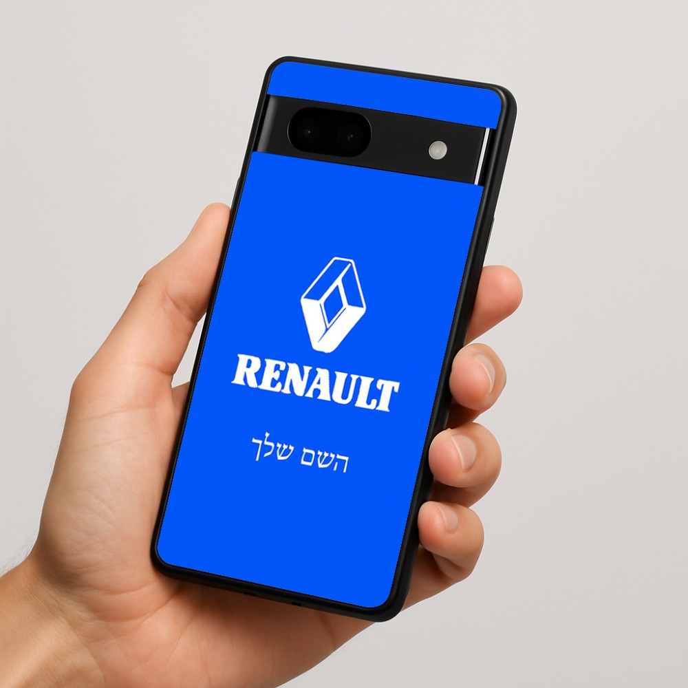 כיסוי בעיצוב אישי עם השם שלך לדגם - Google Pixel 7a 5G בעיצוב רנו