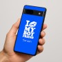 כיסוי בעיצוב אישי עם השם שלך לדגם - Google Pixel 7a 5G בעיצוב נשקי את חבר שלי
