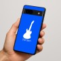 כיסוי בעיצוב אישי עם השם שלך לדגם - Google Pixel 7a 5G בעיצוב גיטרה