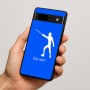 כיסוי בעיצוב אישי עם השם שלך לדגם - Google Pixel 7a 5G בעיצוב לוחם סייף