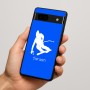 כיסוי בעיצוב אישי עם השם שלך לדגם - Google Pixel 7a 5G בעיצוב סקי