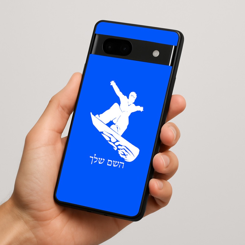 כיסוי בעיצוב אישי עם השם שלך לדגם - Google Pixel 7a 5G בעיצוב סנובורדיסט