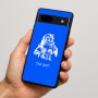 כיסוי בעיצוב אישי עם השם שלך לדגם - Google Pixel 7a 5G בעיצוב סנטה קלאוס