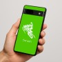 כיסוי בעיצוב אישי עם השם שלך לדגם - Google Pixel 7a 5G בעיצוב אופנוע שלג