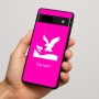 כיסוי בעיצוב אישי עם השם שלך לדגם - Google Pixel 7a 5G בעיצוב נשר אמריקאי