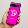 כיסוי בעיצוב אישי עם השם שלך לדגם - Google Pixel 7a 5G בעיצוב ראש נשר
