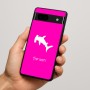 כיסוי בעיצוב אישי עם השם שלך לדגם - Google Pixel 7a 5G בעיצוב כריש ראש פטיש