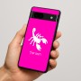 כיסוי בעיצוב אישי עם השם שלך לדגם - Google Pixel 7a 5G בעיצוב עקרב
