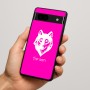 כיסוי בעיצוב אישי עם השם שלך לדגם - Google Pixel 7a 5G בעיצוב זאב