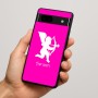 כיסוי בעיצוב אישי עם השם שלך לדגם - Google Pixel 7a 5G בעיצוב קופידון