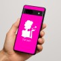 כיסוי בעיצוב אישי עם השם שלך לדגם - Google Pixel 7a 5G בעיצוב אהבת נשים