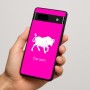 כיסוי בעיצוב אישי עם השם שלך לדגם - Google Pixel 7a 5G בעיצוב מזלות - שור