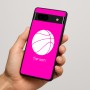 כיסוי בעיצוב אישי עם השם שלך לדגם - Google Pixel 7a 5G בעיצוב כדורסל