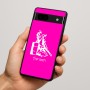 כיסוי בעיצוב אישי עם השם שלך לדגם - Google Pixel 7a 5G בעיצוב קאוגירל