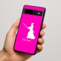 כיסוי בעיצוב אישי עם השם שלך לדגם - Google Pixel 7a 5G בעיצוב סמוראי