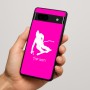 כיסוי בעיצוב אישי עם השם שלך לדגם - Google Pixel 7a 5G בעיצוב סקי
