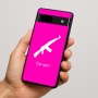 כיסוי בעיצוב אישי עם השם שלך לדגם - Google Pixel 7a 5G בעיצוב אק 47