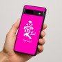 כיסוי בעיצוב אישי עם השם שלך לדגם - Google Pixel 7a 5G בעיצוב אהבה באותיות יפניות