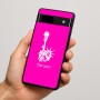 כיסוי בעיצוב אישי עם השם שלך לדגם - Google Pixel 7a 5G בעיצוב פסל החירות