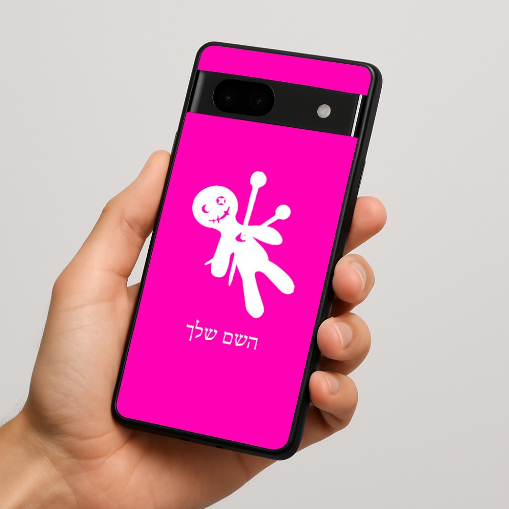 כיסוי בעיצוב אישי עם השם שלך לדגם - Google Pixel 7a 5G בעיצוב וודו