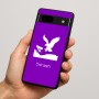 כיסוי בעיצוב אישי עם השם שלך לדגם - Google Pixel 7a 5G בעיצוב נשר אמריקאי